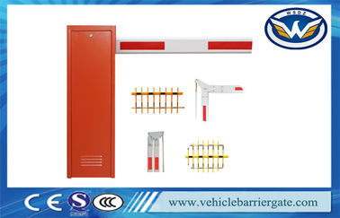 Vehicle Barrier Arm Gate , Security Boom Barriers For Parking Lot Management System