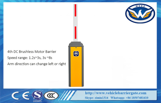 Da barreira ajustável 24V do tráfego rodoviário da velocidade porta sem escova da barreira do veículo do motor RFID da C.C.