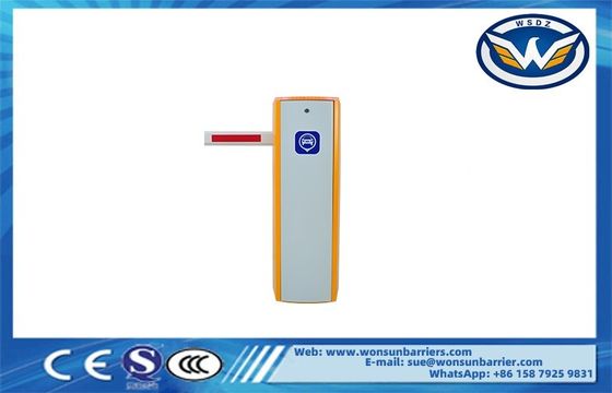 Portões de barreira de entrada de luz LED com RS485 e caixa branca laranja