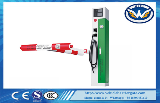 Porta de barreira automática com sistema de carregamento para estacionamento de automóveis energéticos