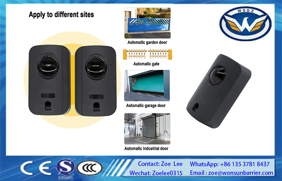 Detector de feixe infravermelho para motores de porta deslizante 12/24V AC/DC Auto- alinhamento 15m Sensor
