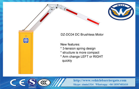 Motor sem escova automático de dobramento do braço DC24V da barreira 6m do crescimento da segurança para o sistema de parque de estacionamento