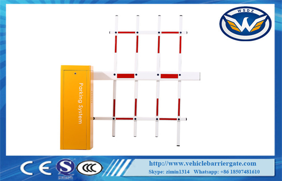 Barreira Inteligente de Três Braços de Cerca DC24V Velocidade do Motor Sem Escovas Ajustável de 1,5 segundos a 6 segundos