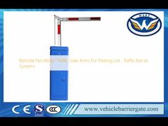 Braços de cancela remotos para motor de ventilador para estacionamento, sistemas de barreiras de tráfego