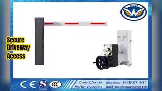 Portões de barreira de entrada para acesso seguro