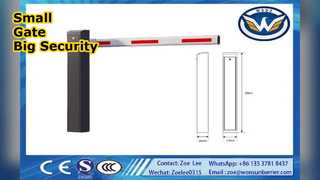 Economizador de espaço para portão de estacionamento pequeno
