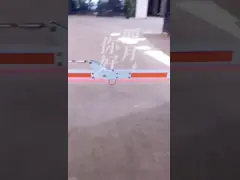 90° Braço de barreira dobrável para porta de barreira automática com LED